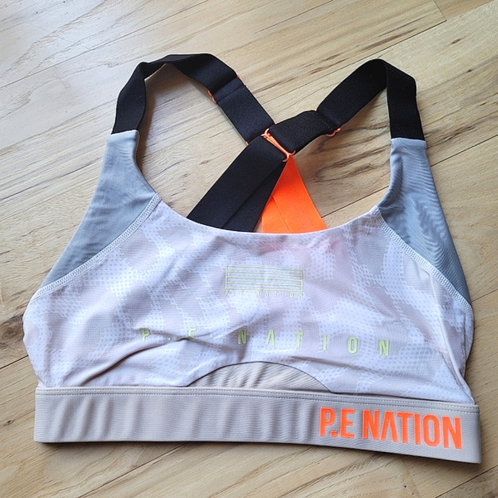 NWT P.E. Nation Routine Sports Bra - Picture 2 of 8